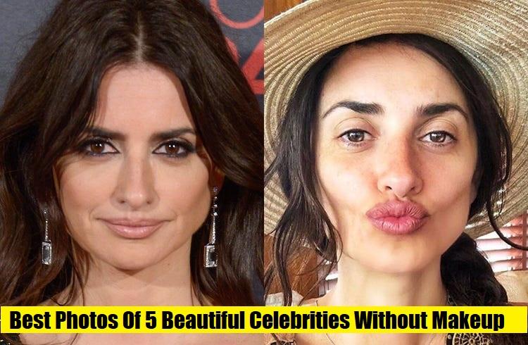 Beautiful Celebrities Without Makeup